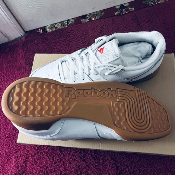 OG REEBOK MENS TRAINERS PURE WHITE - Picture 5 of 5